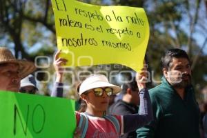TLAXCALA . PROTESTA PARQUE DE LA JUVENTUD