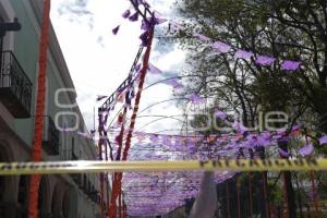 TLAXCALA . CAÍDA DE ADORNOS