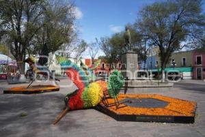 TLAXCALA . CAÍDA DE ADORNOS