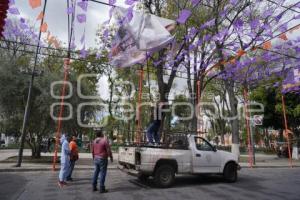 TLAXCALA . CAÍDA DE ADORNOS