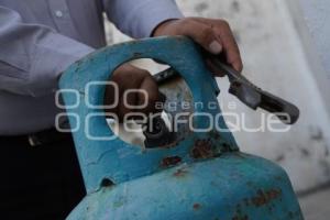 TLAXCALA . DESABASTO GAS LP