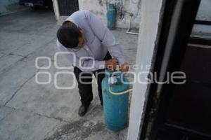 TLAXCALA . DESABASTO GAS LP