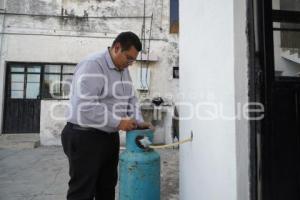 TLAXCALA . DESABASTO GAS LP