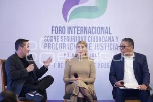 FORO DE SEGURIDAD Y JUSTICIA