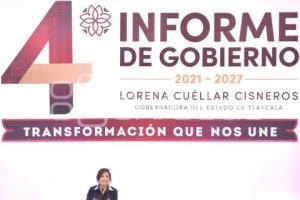 TLAXCALA . CUARTO INFORME GOBERNADORA
