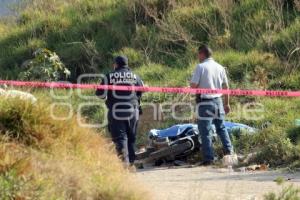 NOTA ROJA . MOTOCICLISTA XOCHIMEHUACAN