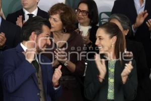 HOSPITAL SAN ALEJANDRO . CLAUDIA SHEINBAUM