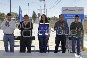 SAN ANDRÉS CHOLULA . ENTREGA DE OBRA