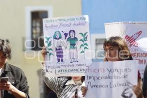 TLAXCALA . MANIFESTACIÓN POR VENEZUELA