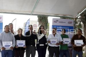 SAN ANDRÉS CHOLULA . ENTREGA DE OBRA