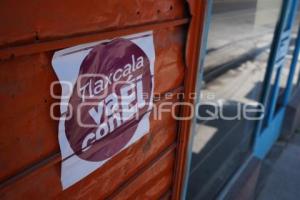 TLAXCALA . BARDAS . PROPAGANDA POLÍTICA