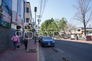 TLAXCALA . INVASIÓN DE CICLOVÍA