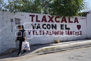 TLAXCALA . BARDAS PROPAGANDA POLÍTICA
