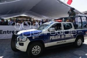 GOBIERNO  ESTATAL  . ENTREGA DE PATRULLAS