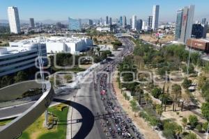 MANIFESTACIÓN 28 DE OCTUBRE . VÍA ATLIXCÁYOTL