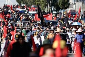 MANIFESTACIÓN 28 DE OCTUBRE . VÍA ATLIXCÁYOTL