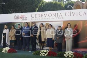 SAN ANDRÉS CHOLULA .  DÍA DE LA BANDERA