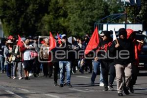 MANIFESTACIÓN 28 DE OCTUBRE . VÍA ATLIXCÁYOTL