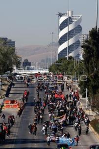 MANIFESTACIÓN 28 DE OCTUBRE . VÍA ATLIXCÁYOTL