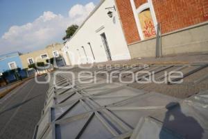 TLAXCALA . COLOCACIÓN DE VALLAS 8M