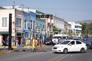 TLAXCALA . TRABAJOS DE BACHEO