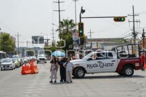 MANIFESTACIÓN . CALZADA IGNACIO ZARAGOZA