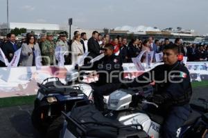 GOBIERNO ESTATAL . ENTREGA VEHÍCULOS DE SEGURIDAD