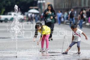 ZÓCALO . FUENTES DANZANTES