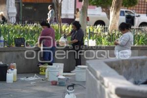 TLAXCALA . RESTAURACIÓN DE FUENTE 8M