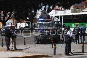 TRANSPORTE PÚBLICO . CHOQUE